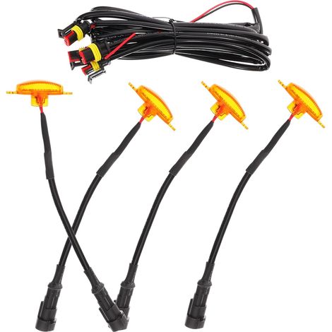 Amosfun 1Ensemble LED Avertissement Pour Camion Feux De Jour (1/5)