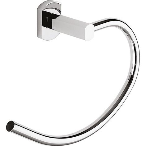 Portasalviette ad anello da muro in acciaio inox e Cromall EP70 Gedy serie EDERA PLUS Cromato (1/3)
