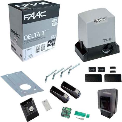 KIT MOTORE PER CANCELLI SCORREVOLI 'DELTA 3' FAAC - FAAC