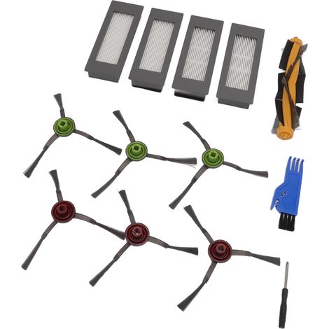 Accessoires de rechange pour aspirateur Yeedi VAC VACmax : brosse principale, brosse latérale, filtre et kit de tournevis (1/5)