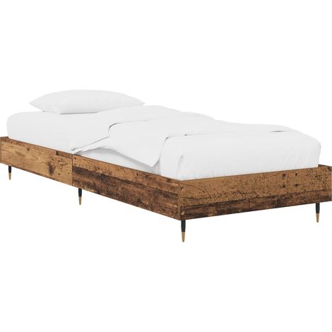 Cadre de lit Bois ancien 80 x 200 cm Bois d'ingénierie vidaXL (1/5)
