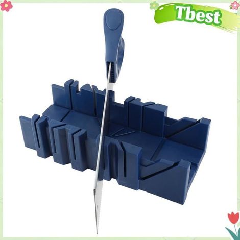 Scie à Onglets Kit Scie à Onglets Cabinet Set Scies Arrière en Acier renforcé pour une Précise (1/4)