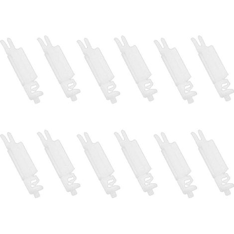 12 Pièces Bande de Garniture Pare-Brise Pince Fixe Clips Auto Attache Pare-Chocs (1/4)