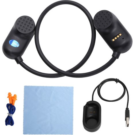 Lecteur MP3 sans fil Bluetooth 4.2 T8 à conduction osseuse HiFi 16 Go, casque étanche IPX8 pour la natation et les sports de plein air, lecteur de musique portable (1/5)