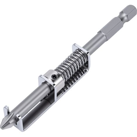 Lot de 2 porte-embouts de tournevis à ressort anti-chute, outil de maintien de vis à une main pour électriciens, mécaniciens et réparations à domicile (1/5)