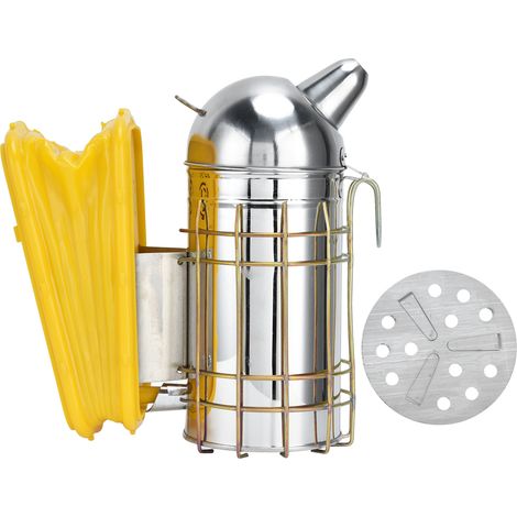 Spitz zulaufender Bienenstock-Räucherofen – Edelstahl – Wärmepaneel – Bienenhaus