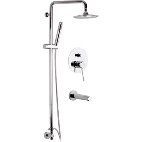 Set doccia con colonna doccia deluxe - serie minimal (1/2)