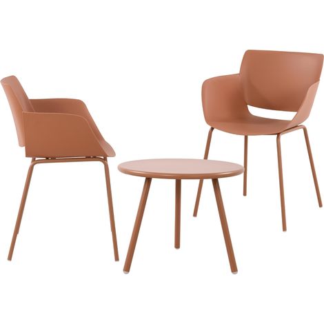 Sitzgruppe Minota terracotta 2 Stühle (1/5)