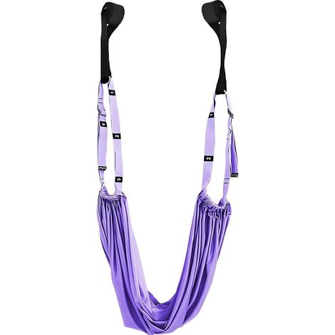 Sangle D étirement - Ceinture De Flexibilité Pour Yoga Et Gymnastique - Accessoire De Fitness Pour La Maison - 1 Pièce Violet (1/5)