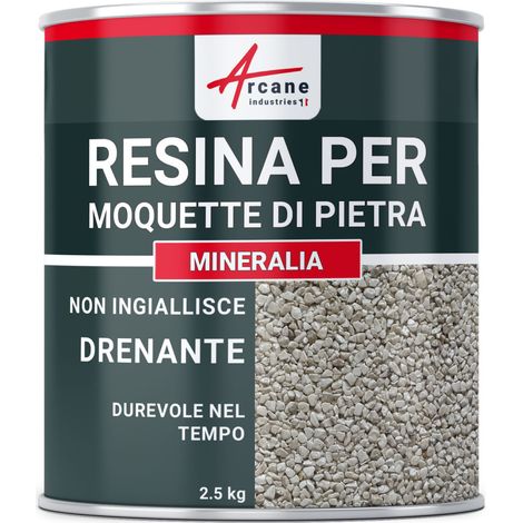 Resina poliuretanica monocomponente per tappeto di pietra : MINERALIA - 2,5 kg  - ARCANE INDUSTRIES