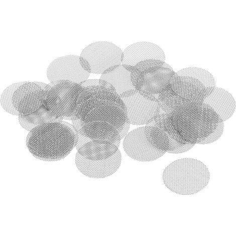 120 Stainless Steel Mesh Screens, 15.8mm Diameter, 0.25mm Hole, 0.15mm Wire, For Filter Hose (1/5)