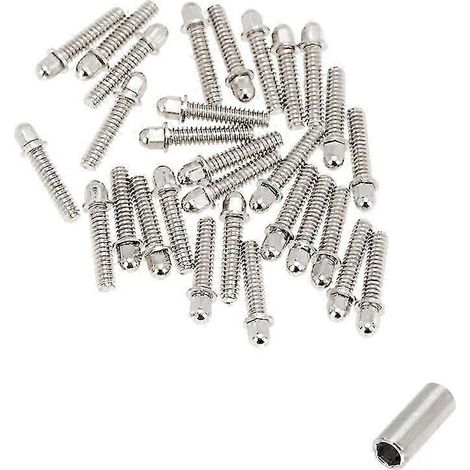 30 vis décoratives impériales M3 pour jantes de roues 1.9 et 2.2 pour crawler RC 1/10 Axial SCX10 90046 AXI03007 W (1/5)