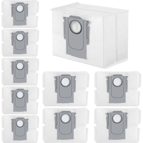 CYRILL - Sacchetti per aspirapolvere S7 MAXV Ultra compatibili con Roborock Q7 MAX / Roborock Q7 MAX+ / Roborock S7 MaxV Ultra / S7 Pro Ultra Sacchetti per aspirapolvere di grande capacità da 3 litri (1/5)