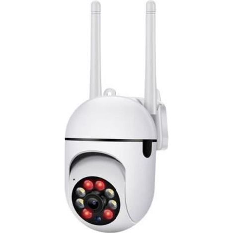 Caméra de sécurité - Non spécifié - Modèle dôme - WiFi extérieur - Vision 360° - Audio bidirectionnel