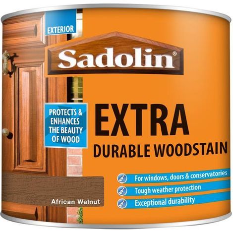 Sadolin Extra Durable African Walnut Woodstain - 500ml (Product Code: SAD5028554)