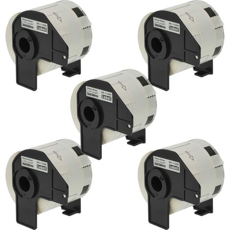 vhbw 5x Label Roll with Holder 62mm x 29mm (800 Label) compatible with Brother PT QL720NW Label Maker - Premium (1/4)
