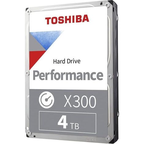 TOSHIBA - X300 - Disque dur interne - 4TB (512MB) - Performance Hard Drive