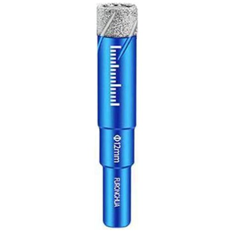 SABIR Outils électriques Scie cloche diamantée pour carrelage, marbre, verre et céramique, foret, 12mm (1/5)