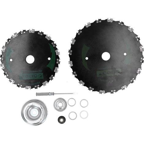 Lame de débroussailleuse 20T Kit de lames de scie circulaire pour coupe-herbe Tondeuse à gazon Outils de jardinage (1/5)