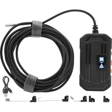 Endoscope Industriel F240 WiFi 1080P 3.9mm avec 6 LEDs pour Inspection de Canalisations, 5m (1/5)