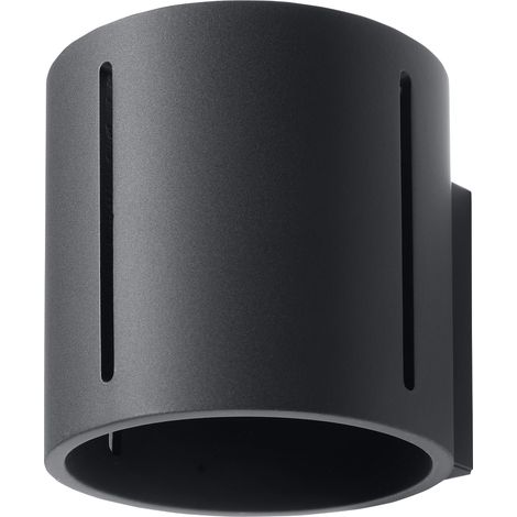 Lámparas de pared Inez negro aluminio 1xG9  10cm Sollux (1/5)