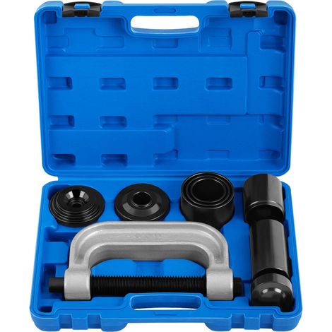 Helloshop26 – Kit extracteur de rotule multimarque 9 pièces – Acier traité antirouille – Mallette de rangement – Outil professionnel pour mécaniciens