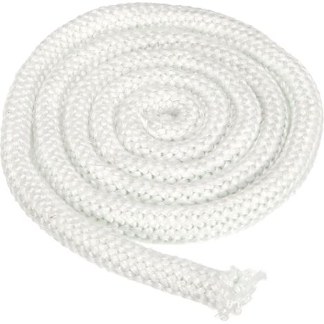 Corde De Poêle 25mm x 2.5 Mètres Corde D'Étanchéité Ronde Blanc (1/5)