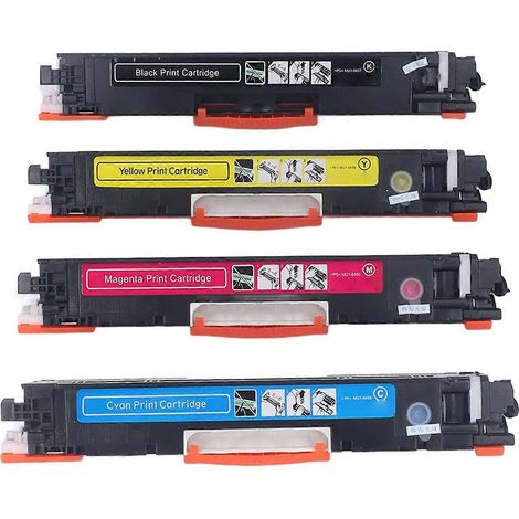 4er-Pack Tonerkartuschen-Ersatz 130A CF350A CF351A CF352A CF353A Schwarz Cyan Gelb Magenta für Pro