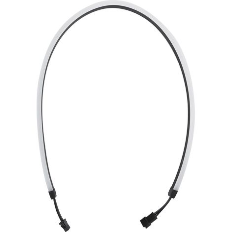 Bande LED décorative ARGB de 55 cm (21,7 pouces) aux couleurs variées, 5 V, 3 broches, adressable, montage flexible pour boîtier d'ordinateur (1/5)