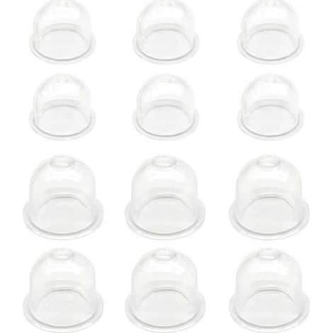 6pcs x 19mm/6pcs x 22mm White Primer Bulb Pump, Carburetor, Oil Cup, Ignition Capsule, Fuel Pump for Brush Cutter, Chainsaw, Gasoline Chainsaw (1/5)