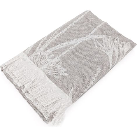 Serviette de toilette coton 50x100 cm collection DRY DANDELION beige (1/5)