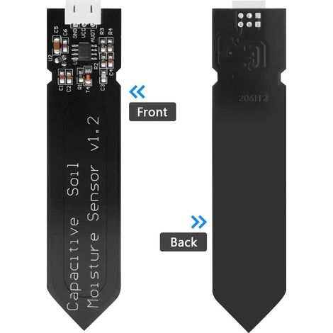 Set mit 5 Bodenfeuchtesensoren – Analog-kapazitiv – Hygrometer – Korrosionsfreier Feuchtigkeitssensor – Solarfeuchtesensor für Arduino (1/5)