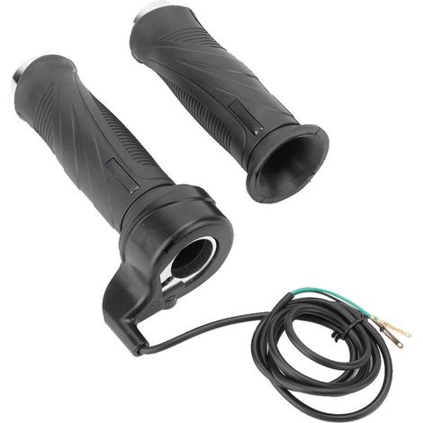 01 02 015 Poignée d'accélérateur, Paire de Guidon d'accélérateur Universel avec câble pour VTT Scooter électrique 12V 24V 36V 48V. (1/5)