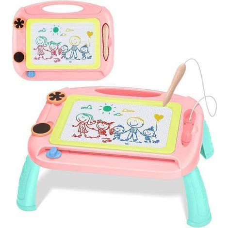 Ardoise Magique Tableau pour Enfant - Rose - Mixte - 2 ans de Garantie (1/3)