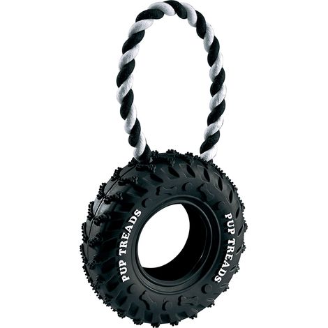 Ferplast Gioco PA 6430 Gioco dentale per cani in cotone e gomma dura - 2 misure. Variante PA 6430 - Misure: 10.5 x 4.2 x h 23.5 cm -