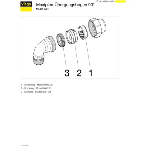Viega Maxiplex raccord à vis d&39angle 275693 Ø 63 mm x R 2, 90°, bronze à canon, raccord à vis (1/5)