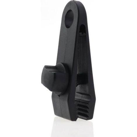 Lot de 10 Clips pour bâche, Design dents de scie, Plastique PP, Réglable, Pour camping et auvent (1/3)