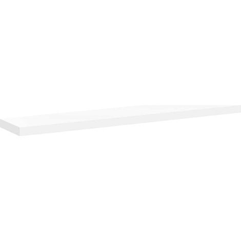 Floating Wall Shelf White 120x23.5x3.8 cm MDF vidaXL