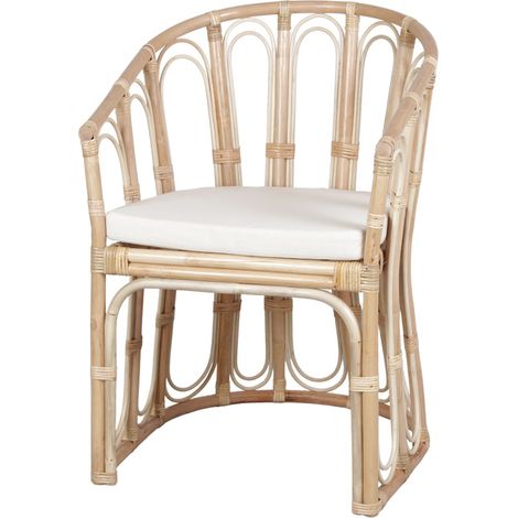 AUTRES Chaise en rotin naturel avec un style méditerranéen - modèle 027 - naturel (1/5)