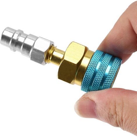 Raccord rapide basse pression R1234Yf vers R134A, adaptateur de tuyau R12 vers R134A (1/5)