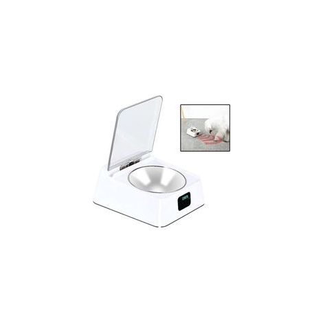 Mangeoire intelligente Capteur infrarouge simple pour animaux domestiques - Distributeur de nourriture sèche et humide - 350 ml (1/4)