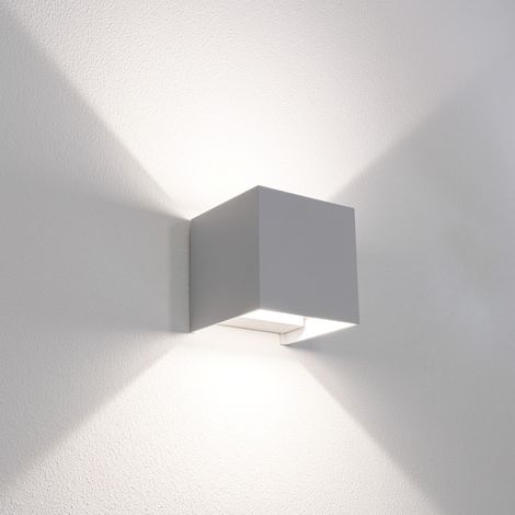Century APPLIQUE BIDIREZIONALE QUADRATO A LED UP&DOWN+ 20 W-800 lm-3.000K/4.000K/6500K Col. Grigio