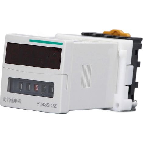 Relais temporisé, interrupteur de fin de course programmable, 8 pôles, 2 groupes, commande pour panneaux publicitaires LED, 220 V CA