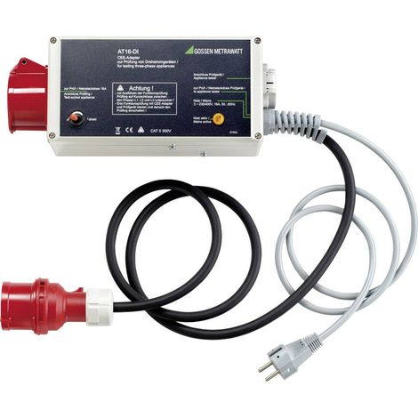 Adaptateur de courant différentiel Gossen Metrawatt at16-di test continuité isolation