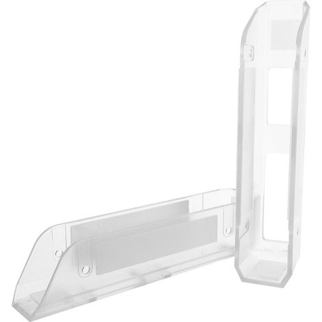Support Mural Construction Robuste en Acrylique Montage Flexible, Design Moderne pour Ordinateur Portable et Tablette pour Bureau à Domicile (1/5)