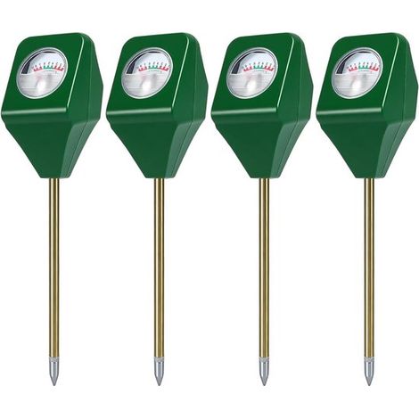 Feuchtigkeitsmesser für Pflanzen Boden pH Tester Pflanzenpflege 3 in 1 Funktion 14 cm Grün (1/5)