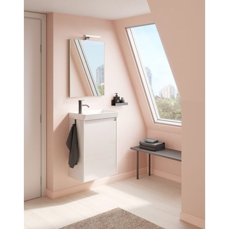ROYO C0072007 ENJOY Conjunto Mueble de Baño Mini Completo 45 cm Blanco Brillo - ref: C0072007 (1/2)