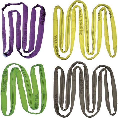 Elingue cravate textile pour levage - X Longueur 6 mètres - X Poids 2000/4000 kg