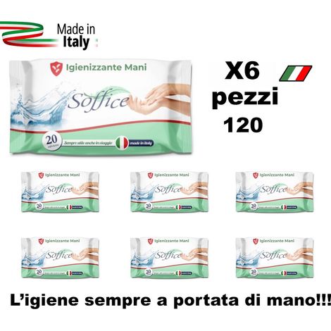 salvietteper le mani  Pulizia 120 pz ideali anche per pulire (1/4)