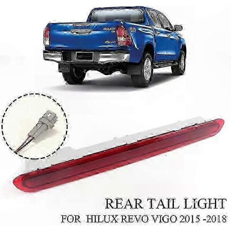 Troisième feu stop à LED rouge pour Toyota Hilux Revo Vigo 2015, feu arrière dynamique (1/5)